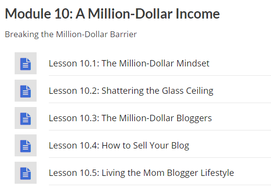 The Mom Money Masterclass Mom.Money lesson 10